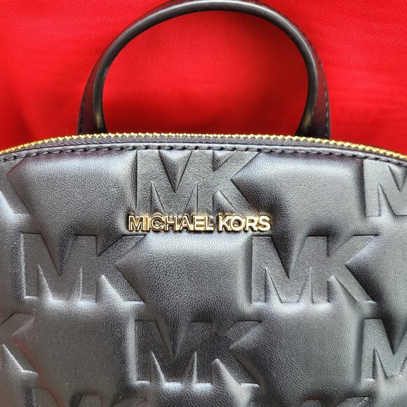 MICHAEL KORS Cindy Large Black Backpack!! - NWT main image 6